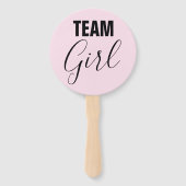 Team Boy & Team Girl Geslacht onthullen partijgeba Handwaaier (Achterkant)