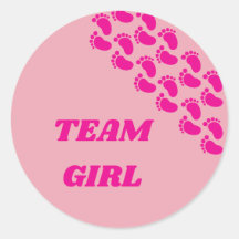 Team Boy Team Girl Voetafdruk Ontwerp voor Geslach