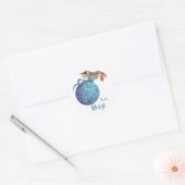 Team Boy Winter Geslacht Onthullen Party Sticker (Envelop)