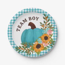 Team Boy Zonnebloemen Little Pumpkin Geslacht Onth Papieren Bordje