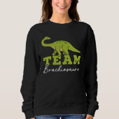 Team Brachiousaurus Dinosaur Future Paleontologist Trui (Voorkant)
