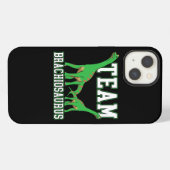 Team Brachiousaurus Dinosaur Future Paleontoloog iPhone Hoesje (Achterkant horizontaal)