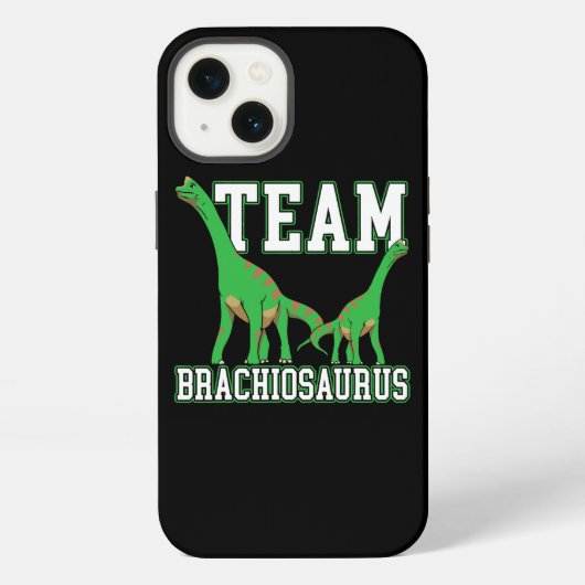 Team Brachiousaurus Dinosaur Future Paleontoloog iPhone Hoesje (Achterkant)