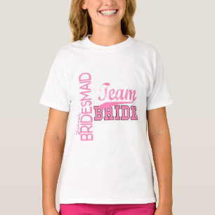 Team Bride 1 JUNIOR JR BRIDESMAID T-shirt