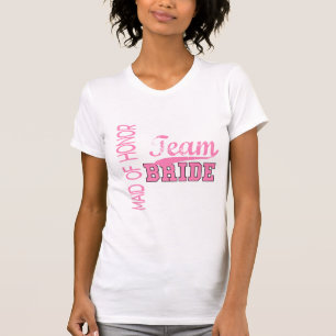 Team Bride 1 MAID VAN HONOR T-shirt