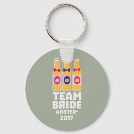 Team Bride Amsterdam 2017 Sleutelhanger (Voorkant)