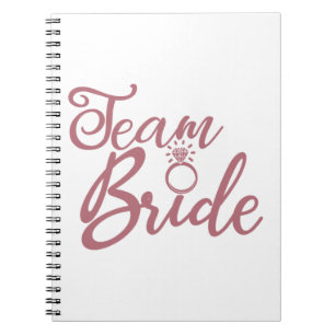Team Bride - Bachelorette Party Bridal Wedding Notitieboek