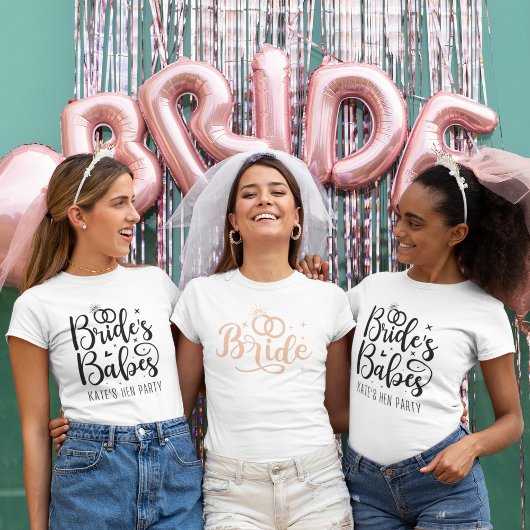 Team Bride Bachelorette Party T-shirt
