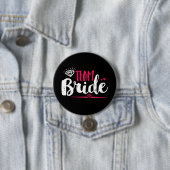 Team Bride Bachelorette Party Wedding Button (In situ)