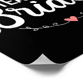Team Bride Bachelorette Poster (Hoek)