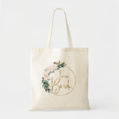 Team Bride Blumen Kranz Tote Bag (Voorkant)
