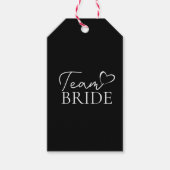 Team Bride Bottle Labels – Leuke vrijgezellenfeest Cadeaulabel (Voorkant)