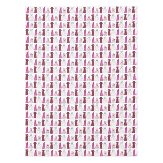 TEAM BRIDE Bridal Party Bridesmaid Flowergirl Tafelkleed (Voorkant)