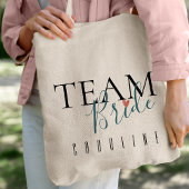 Team Bride | Bridesmaid | Weddenschap Tote Bag
