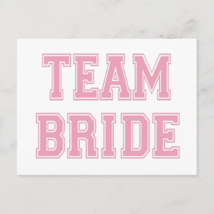 Team Bride Briefkaart