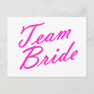 Team Bride Briefkaart