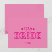 Team Bride Briefkaart (Voorkant / Achterkant)