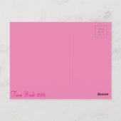 Team Bride Briefkaart (Achterkant)