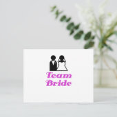 Team Bride Briefkaart (Staand voorkant)