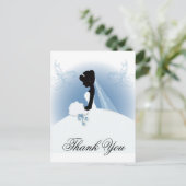 Team Bride Bruidsjurk bruidssilhouet Briefkaart (Staand voorkant)