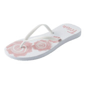 Team Bride bruiloft Roos Teenslippers (Schuin)