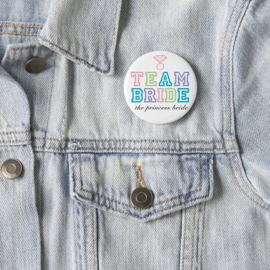 Team Bride Button (In situ)