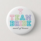 Team Bride Button (Voorkant)