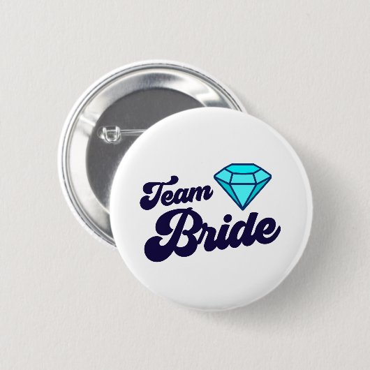 Team Bride Button (Voorkant /achterkant)