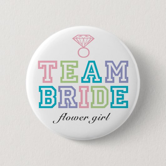 Team Bride Button (Voorkant)