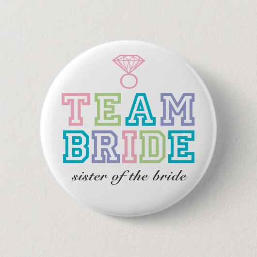 Team Bride Button (Voorkant)