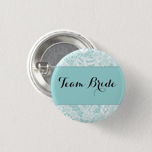 Team Bride Button - Bachelorette/Bridesmaid Button (Voorkant /achterkant)
