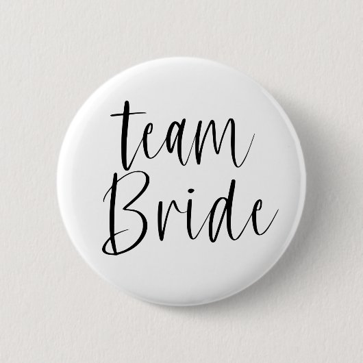 Team Bride Button - Bridesmaid (Voorkant)