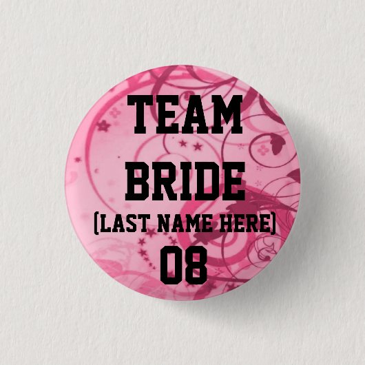 Team Bride-Buttonnen Ronde Button 3,2 Cm (Voorkant)