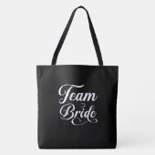 Team Bride Canvas tas (Voorkant)