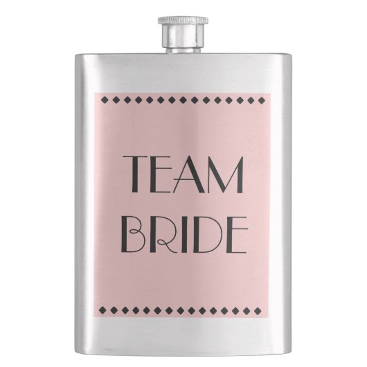 Team Bride Classic Flask Heupfles (Voorkant)