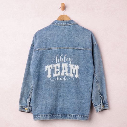 Team Bride Denim Jacket (Hangar)