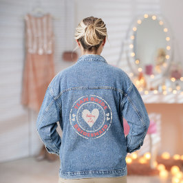 Team Bride Denim Jas Denim Jacket