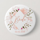 TEAM BRIDE FLORAL BUTTON (Voorkant)