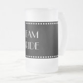 Team Bride Frosted Mok (Voorkant rechts)