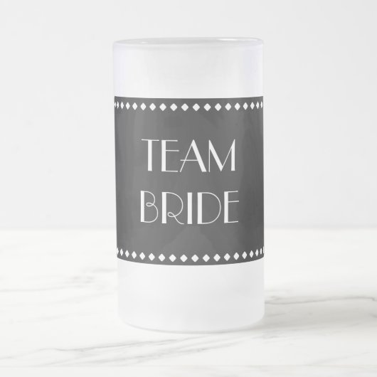 Team Bride Frosted Mok (Center)