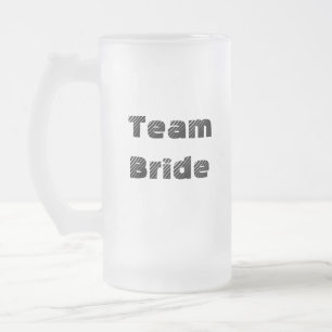 Team Bride Frosted Mok
