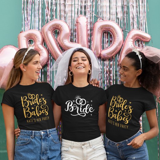 Team Bride ,Fun Bachelorette Party T-shirt