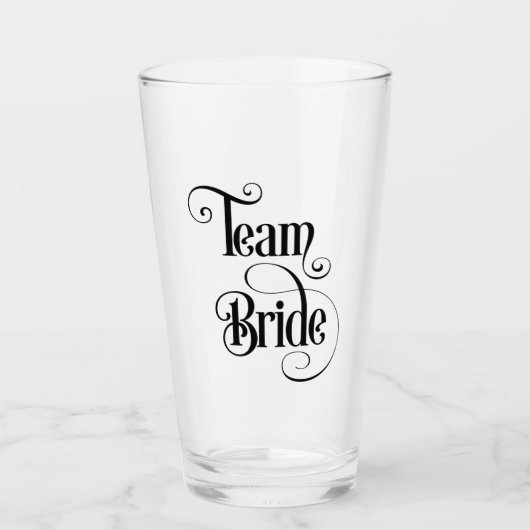 Team Bride Glas (Voorkant)