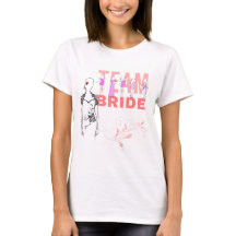 Team Bride grappig, elegant, roze