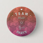 Team bride - hen party ronde button 5,7 cm (Voorkant)