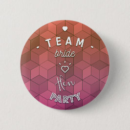 Team bride - hen party ronde button 5,7 cm