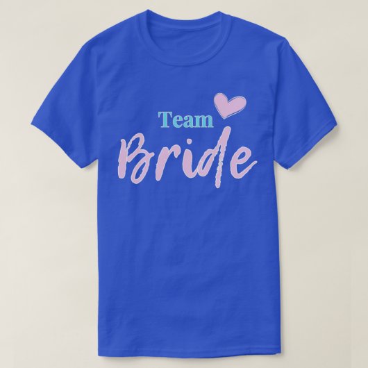 Team Bride JGA Wedding T-shirt (Design voorkant)