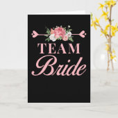 Team Bride Kaart (Gele Bloem)