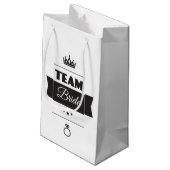 Team Bride Klein Cadeauzakje (Achterkant Gekanteld)