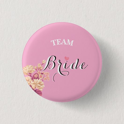Team Bride ladkiwale badge  Button (Voorkant)
